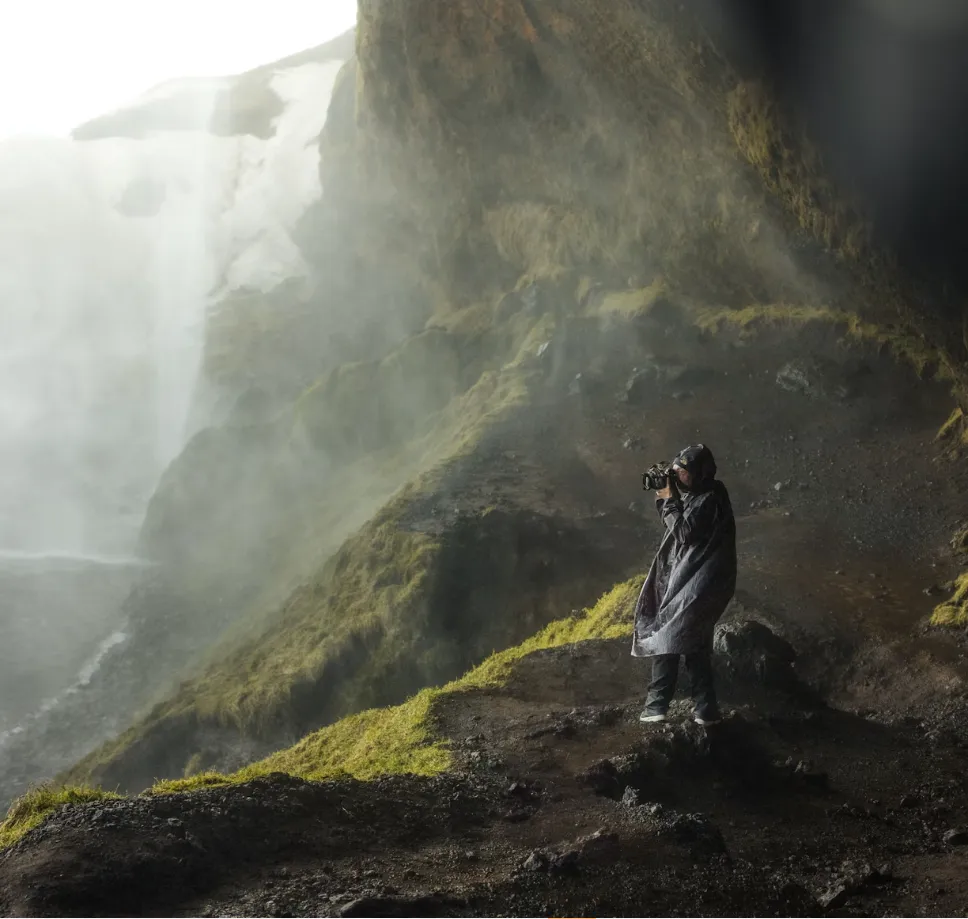 Séance photo à Skogafoss en Islande Séance photo à Skogafoss en Islande
