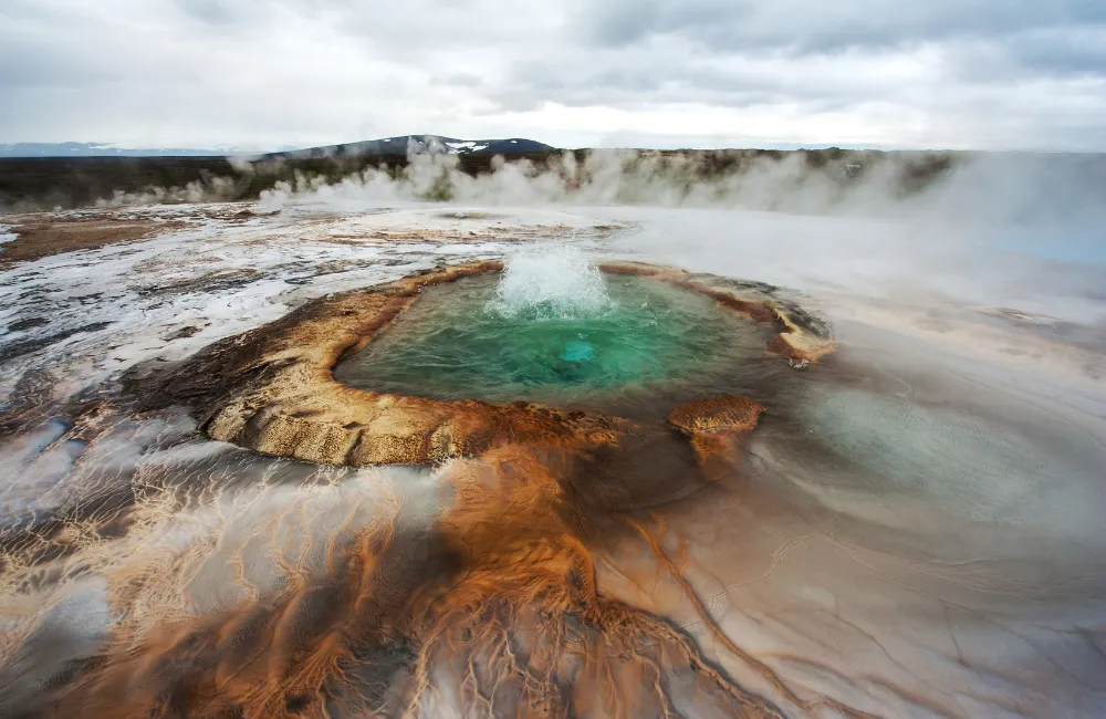 Hveravellir en Islande, un condensé de géologie avec ses geysers