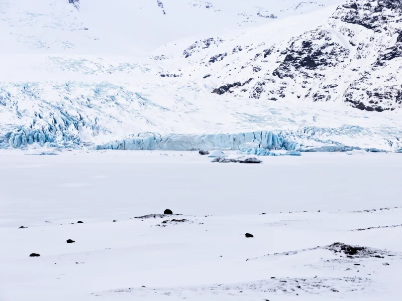 Islande et géologie : Le glacier Jökulsárlón Le glacier Jökulsárlón