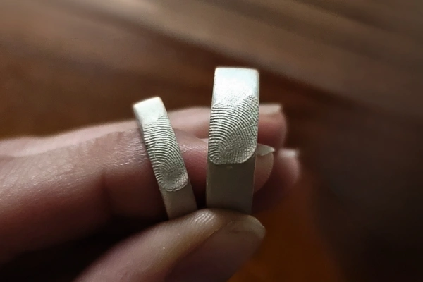 retour de fonte de la bague réalisée pendant le stage de cire perdue à Lannemezan
